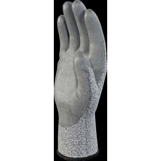 DeltaPlus VENICUT34 ECONOCUT FEINSTRICKHANDSCHUH - PU-BESCHICHTETE HANDFLÄCHE - 13ER TEILUNG - x3 PAARE versch. Größen