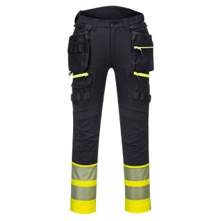 Portwest DX4 Hi-Vis Bundhose mit abnehmbaren Holstertaschen Klasse 1