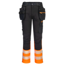 Portwest DX4 Hi-Vis Bundhose mit abnehmbaren Holstertaschen Klasse 1