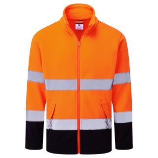 Portwest ES1 Essential Hi-Vis Kontrast Fleecejacke