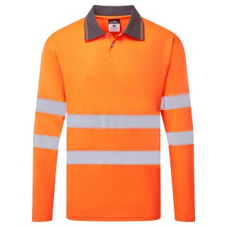 Portwest ES1 Essential Hi-Vis Poloshirt Langarm