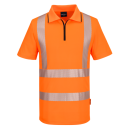 Portwest KX3 Sport Hi-Vis Polo Shirt mit Reißverschluss kurzarm