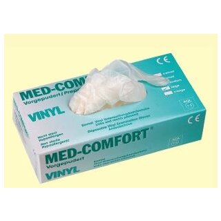 Leipold und Döhle Vinyl-Einmalhandschuh, Spenderbox à 100 Stück