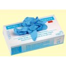Nitril-Einmalhandschuh, blau, gepudert Spenderbox à 100...