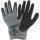 SHOWA 310 Grip Black Strickhandschuh Polyester/BW grau mit sw Latexbeschichtung Gr. 8