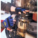 Ferdy F. SENSATION Mechanics-Handschuh, Innenhand Clarino®-Synthetikleder ,Gel-Polster, Knöchelschutz Gr. S