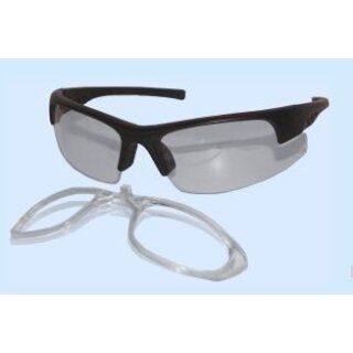 UPIXX CLICK & BLICK Schutzbrille incl. Einsatz für Korrektionsgl. F, glasklar, PC 2 mm kratzfest, antifog