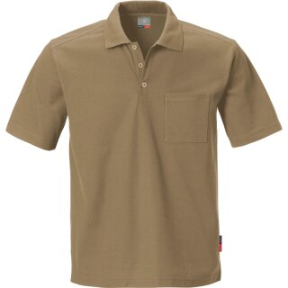 Fristads Kansas Match Polo- Shirt L 210 Khaki Abverkauf
