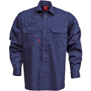 Fristads Kansas Legacy Baumwoll-Hemd, Langarm 540 Dunkelblau Gr. XL