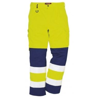 Fristads Kansas Warnschutz- Bundhose, Klasse 2 Warnschutzgelb/- marine C52 2025Auslaufartikel