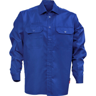 Fristads Kansas Luxe Hemd, langärmelig 530 Königsblau XXXL