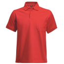 Fristads Kansas Acode Poloshirt 1721 PIQ  mit Brusttasche 331 Rot L