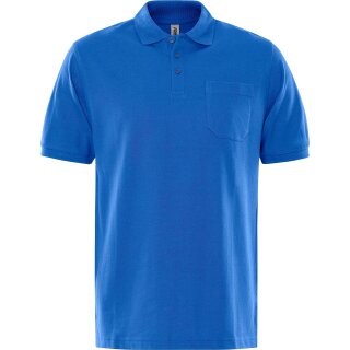 Fristads Kansas Acode Poloshirt 1721 PIQ mit Brusttasche 530 Königsblau M