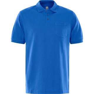Fristads Kansas Acode Poloshirt 1721 PIQ  mit Brusttasche 530 Königsblau L