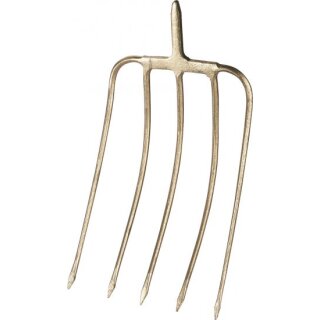 Triuso Kompostgabel,5 Zinken m. Stiel Zinkenl. 28cm, Spitzenbr. 21cm - Speditionsversand