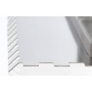 Triuso Glättekelle 10x10mm, gebogene Zähne,gehär. Bandstahl 28x13cm