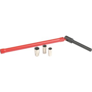 Triuso Standhahnschlüssel 13mm, aus- wechselbare Einsätze, Premium