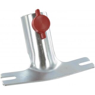 Triuso Stielhalter mit Schraube, 28mm verzinkt