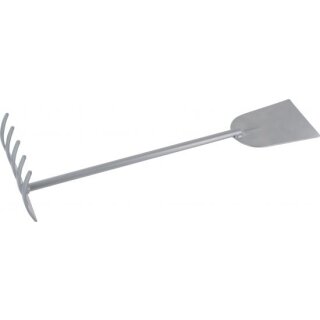 Triuso Friedhofsgerät,Polygriff, pul- verbesch.,5 Zinken, B= 8,5cm