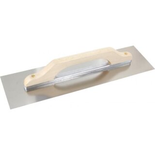 Triuso Schweizer Glätte, Edelstahl, ungezahnt, mit Alu-Steg