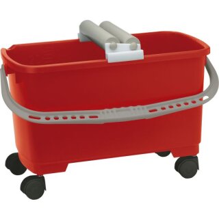 Triuso Eimer mit Doppelrollenaufsatz und 4 Rädern