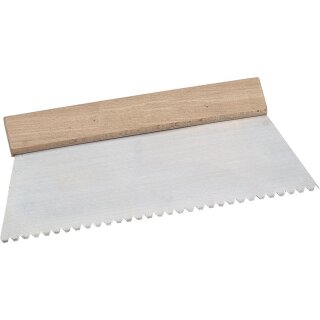 Triuso Klebespachtel 300mm, gez.5x4mm Trapezverzahnung