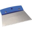 Triuso Glättespachtel 180mm, Kunst- stoffgriff, 0,4mm ungezahnt