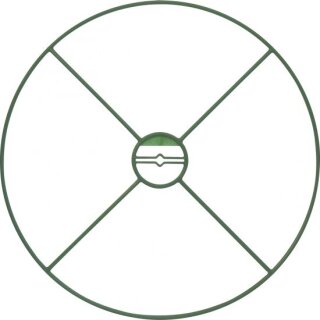 Triuso Pflanzenstützen 1072715-T 40cm, Kunst- stoff, 3 Stück im Set