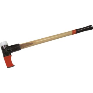 Triuso SIMPLEX Spalthammer m.Hickory- stiel,Einsatz Superplast.weiß - Speditionsversand