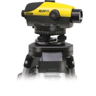 Triuso Optisches Nivelliergerät AL24 Stanley,Stativ,Nivellierlatte