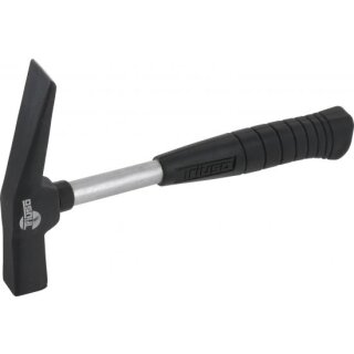 Triuso Maurerhammer "Rheinische Form" Stahlrohrstiel, VPA geprüft