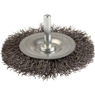Triuso Rundbürste 100x15mm,m.Schaft Stahldraht gew. 0,35 mm