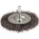 Triuso Rundbürste 100x15mm,m.Schaft Stahldraht gew....