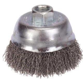 Topfbürste 60mm, Gewinde M14 Stahldraht gew. 0,35 mm