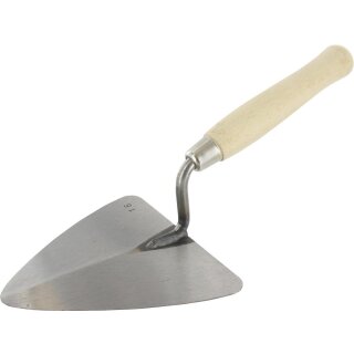 Triuso Schwed. Fliesenkelle 160 mm Stahl, Hamburger Form