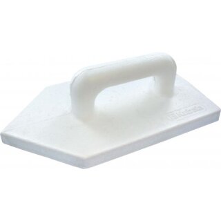 Triuso Styropor-Reibebrett 18x32cm, spitz, Stärke 22mm