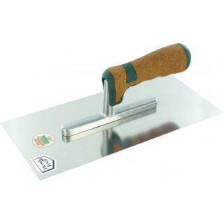 Triuso Glättekelle 280x130x0,75mm Serie Kork, rostfrei