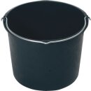 Triuso Baueimer 20l, mit Bügel, schwarz, Literskala