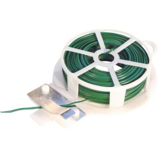 Triuso Blumendraht, grün, mit Ab- schneider, 1x30m x 0.7mm