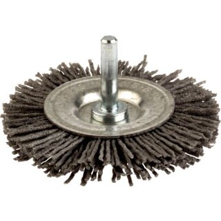 Triuso Rundbürste 100x8-10mm, Schaft Schleifnylon K 80 grob