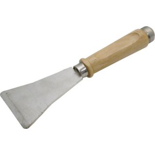 Triuso Betonstemmspachtel 80 mm, schlagfester Holzgriff