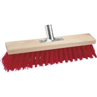 Triuso Straßenbesen 40 cm, ohne Stiel rote Kunstb.m.Stielhalter 28mm