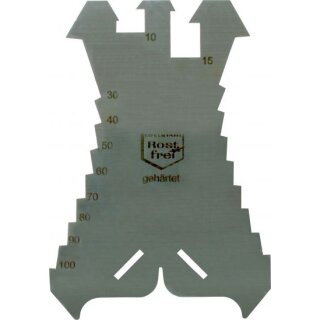 Triuso Anreißschablone 140x100x1,3mm rostfrei