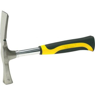 Triuso Berliner Maurerhammer mit poliertem Kopf und Softgriff