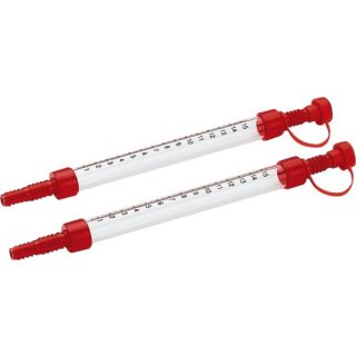 Triuso Plexiglasröhren mit Skala für Schlauchwasserwaage