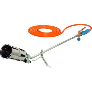 Triuso Abflammgerät PZ6000, 60mm Piezozündung, 5m Gasschlauch