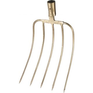 Triuso Dunggabel, 5 Zinken, mit Tülle ohne Stiel