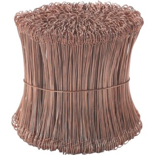 Triuso Doppel-Betonbindedraht 1,0x120 mm,verkupfert, Bund 1000 Stück