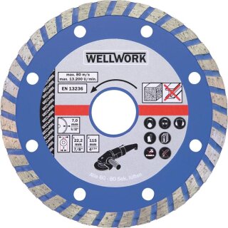 Triuso Turbo Diamanttrennscheibe 115 mm, gesintert