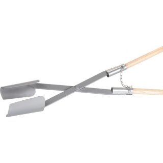 Triuso Erdlochausheber 90-200mm mit Stiel,Gesamtlänge 150cm - Speditionsversand